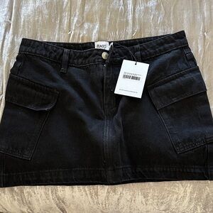 Princess Polly Black Mini Skirt